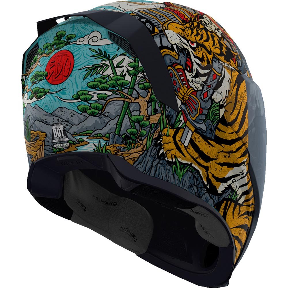 Icon - Casque Airflite Mips® Edo™ Or / Turquoise / Gris
