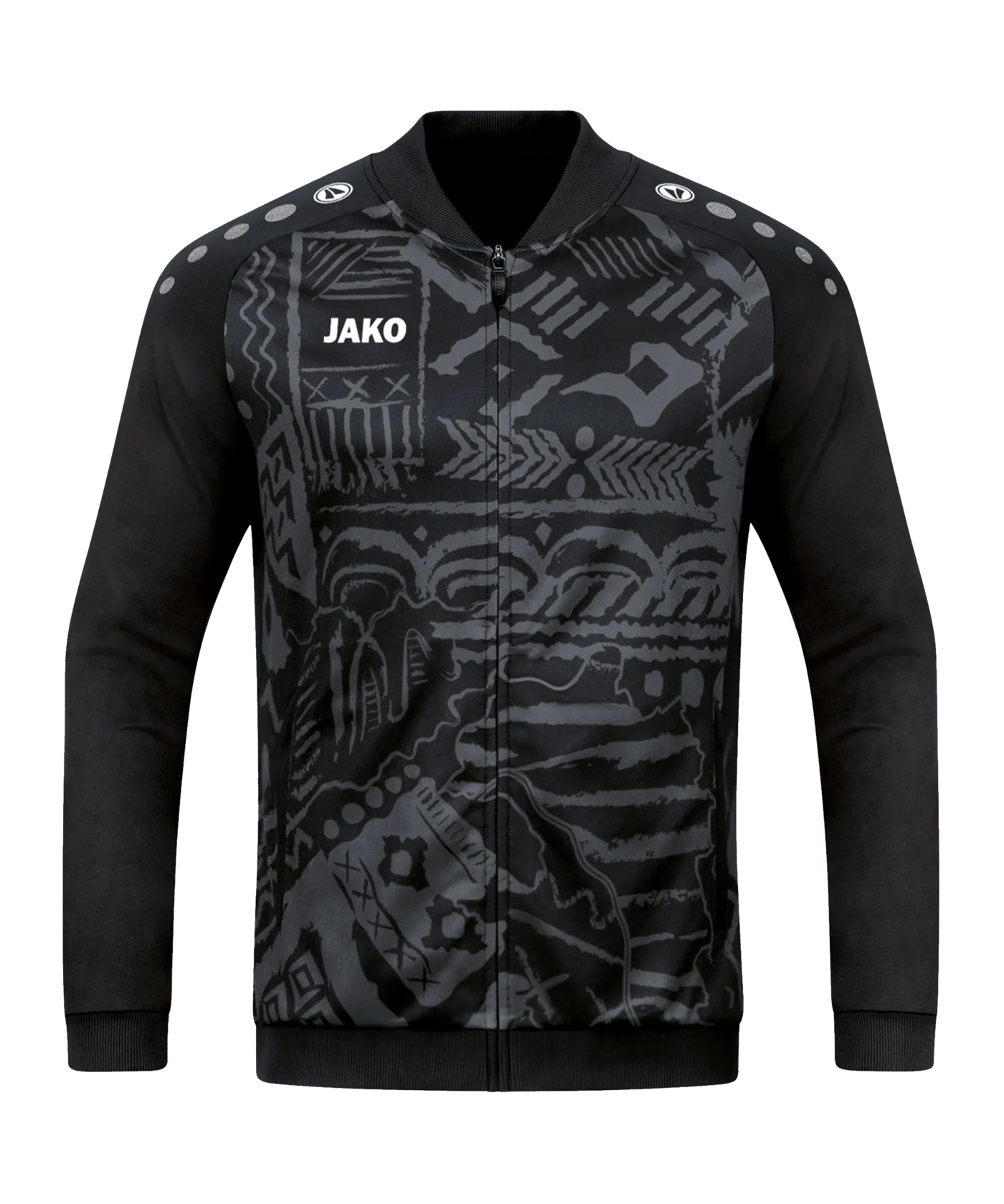 JAKO Tropicana Einlaufjacke Schwarz Grau F801