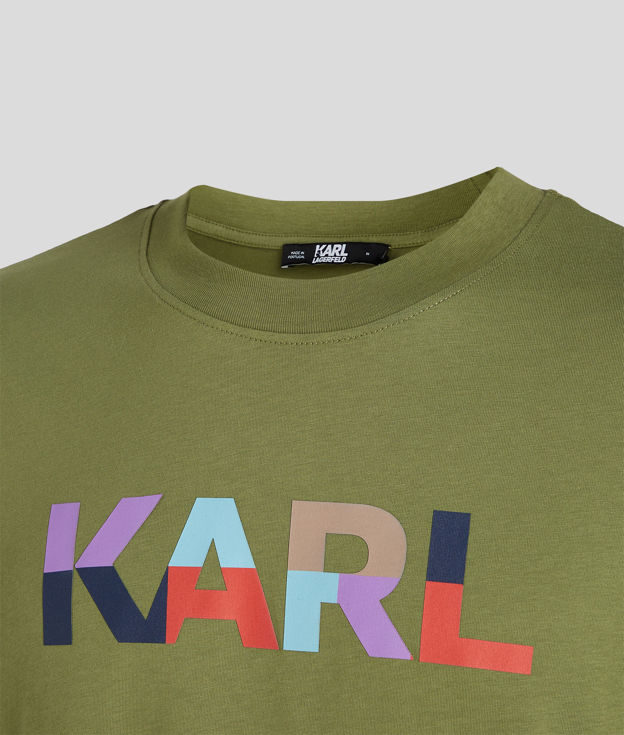 T-SHIRT COLOR-BLOCK AVEC LOGO KARL