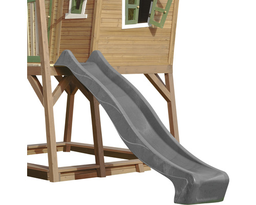 Glijbaan met wateraansluiting axi Sky230 228 x 49 cm kunststof grijs golvend design