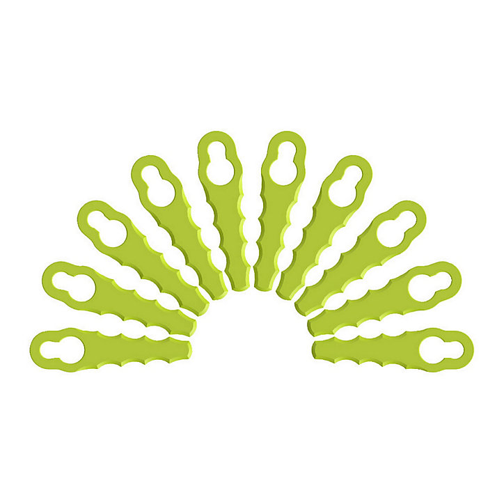 Lot de 10 lames dentelées de rechange pour coupe bordure tête double RYOBI