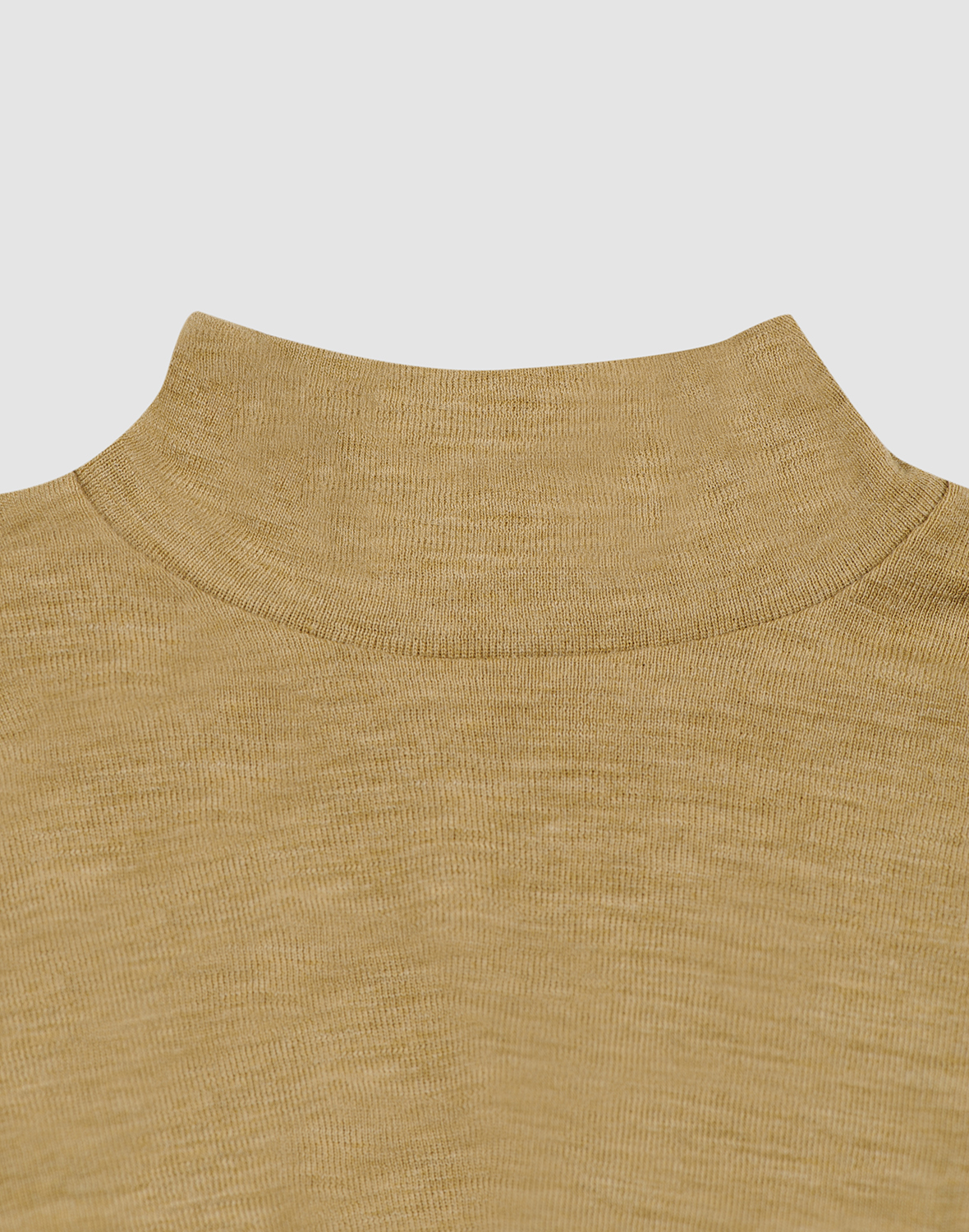 Shirt met hoge hals van merinowol voor dames