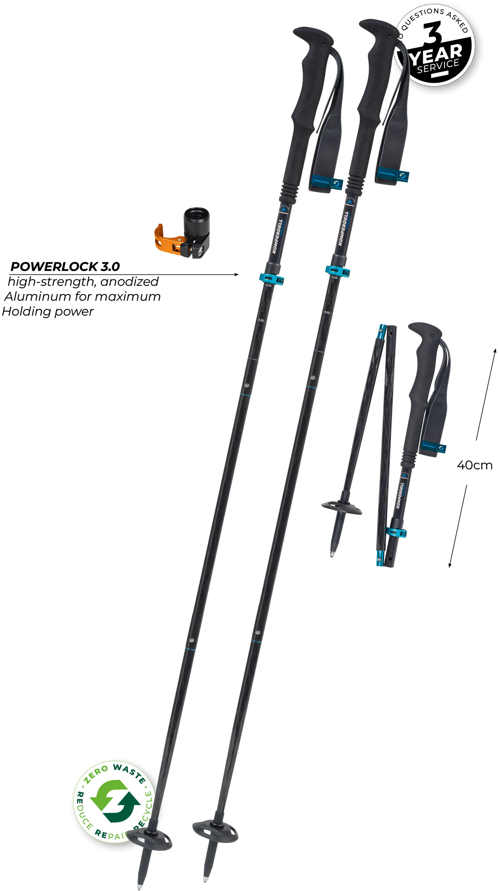 Komperdell FX Lite Carbon Vario Approach