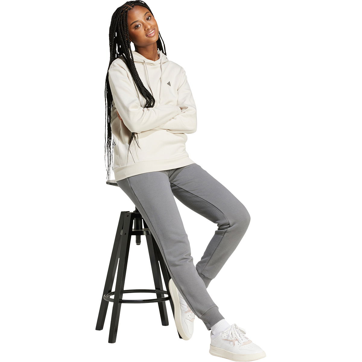 adidas Small Logo Feel Cosy Hættetrøje Dame