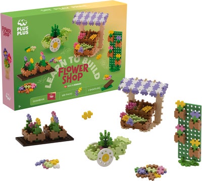 Plus-Plus Learn To Build Flower Shop Byggesett