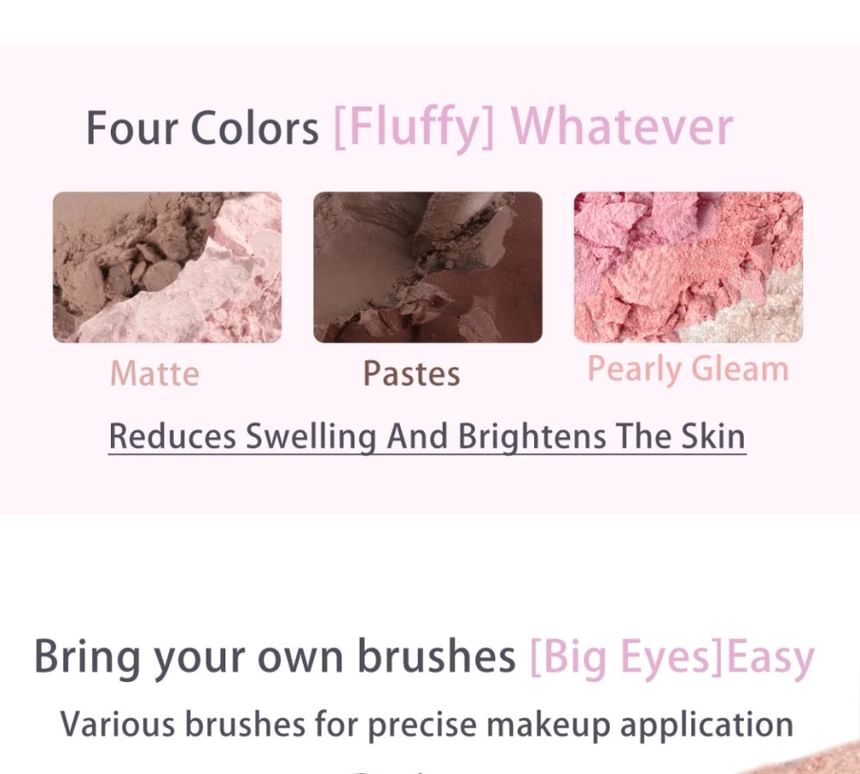 FLORTTE - Blooming Series 4 Kleuren Oogschaduw - 02
