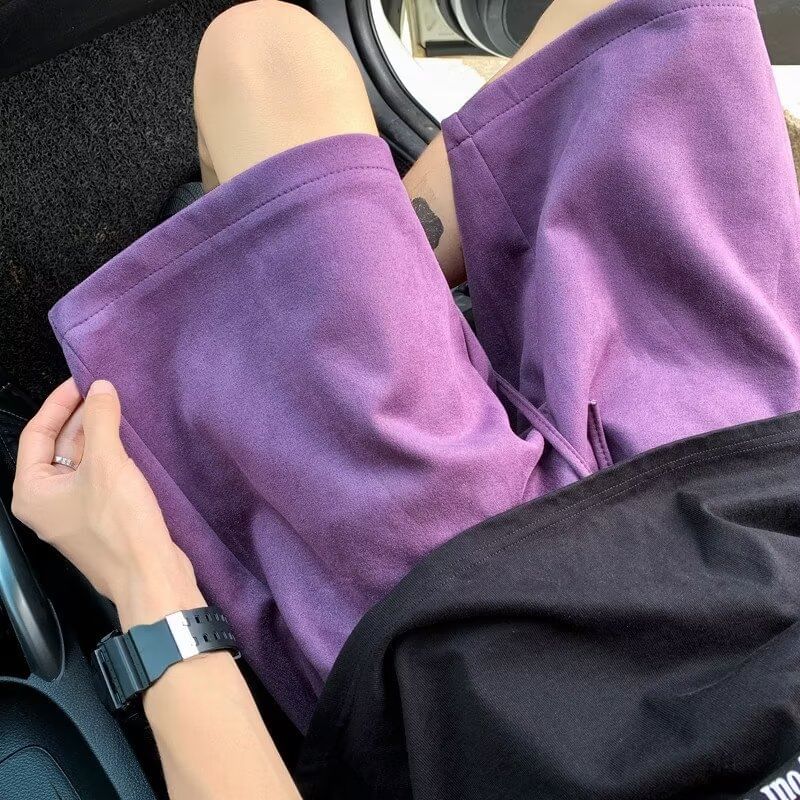 Urtishia - Effen shorts met trekkoordtaille