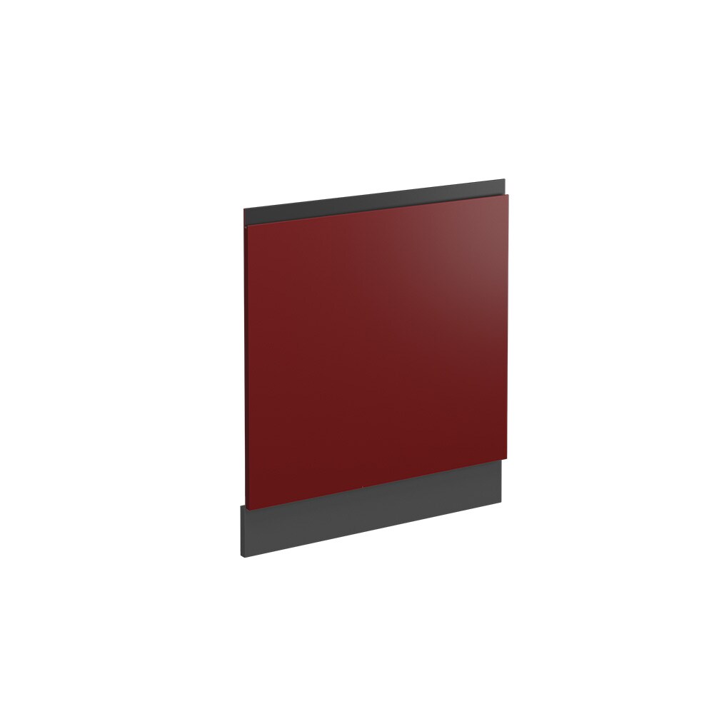 Vicco Geschirrspülerblende Küchenschrank Küchenmöbel R-Line J-Shape Anthrazit Rot 60 cm modern