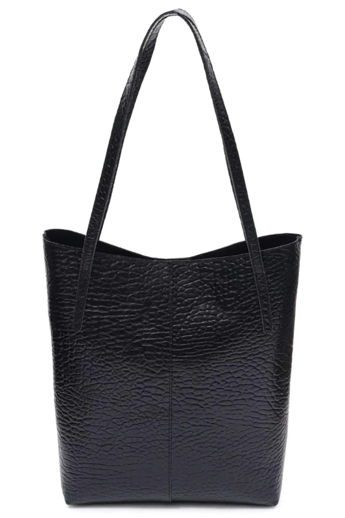 Nunoo Small Fleur | leren Shopper