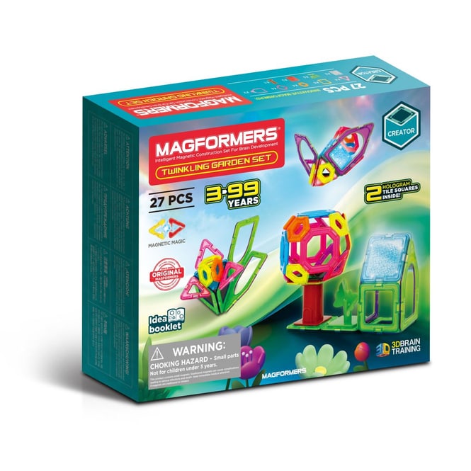 MAGFORMERS - Twinkling Garden - Magnetsüpielzeug - 27 Teile