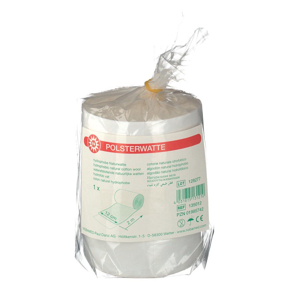 Nobamed® Polsterwatte gerollt 12 cm x 2 m