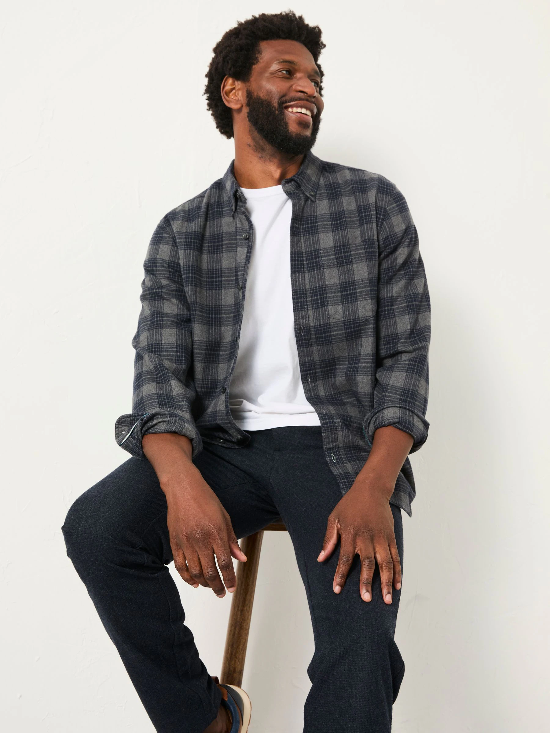 FatFace Long Sleeve Check Shirt