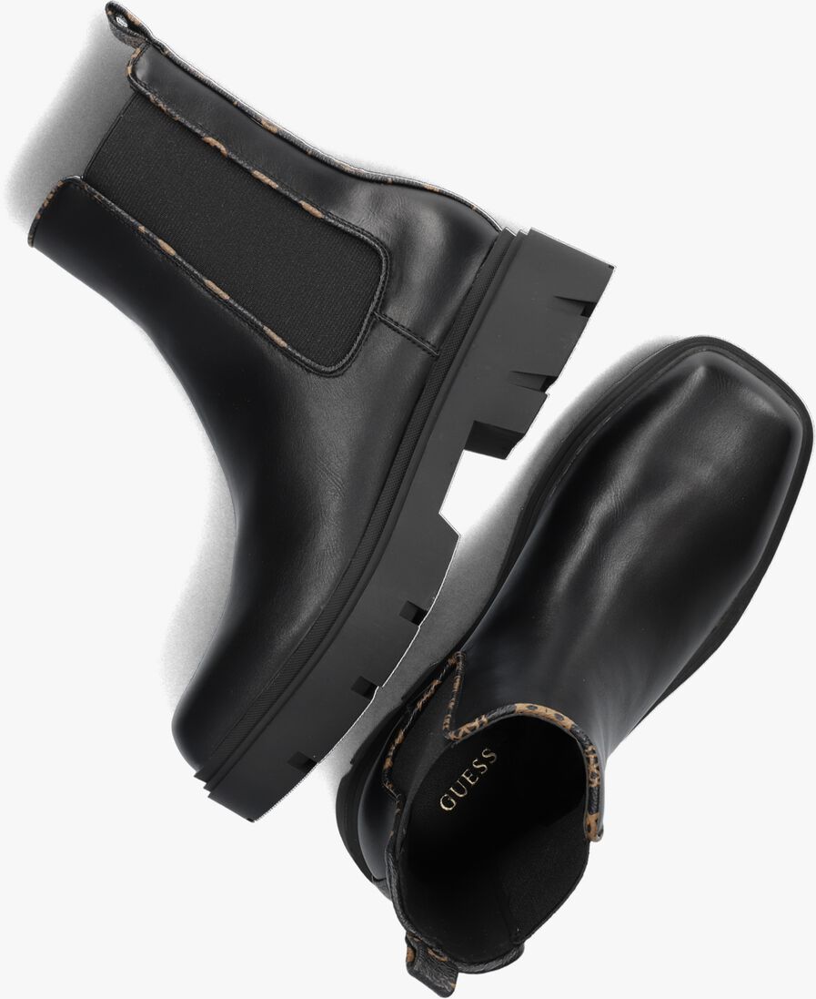 GUESS zwarte guess chelsea boots reyon
