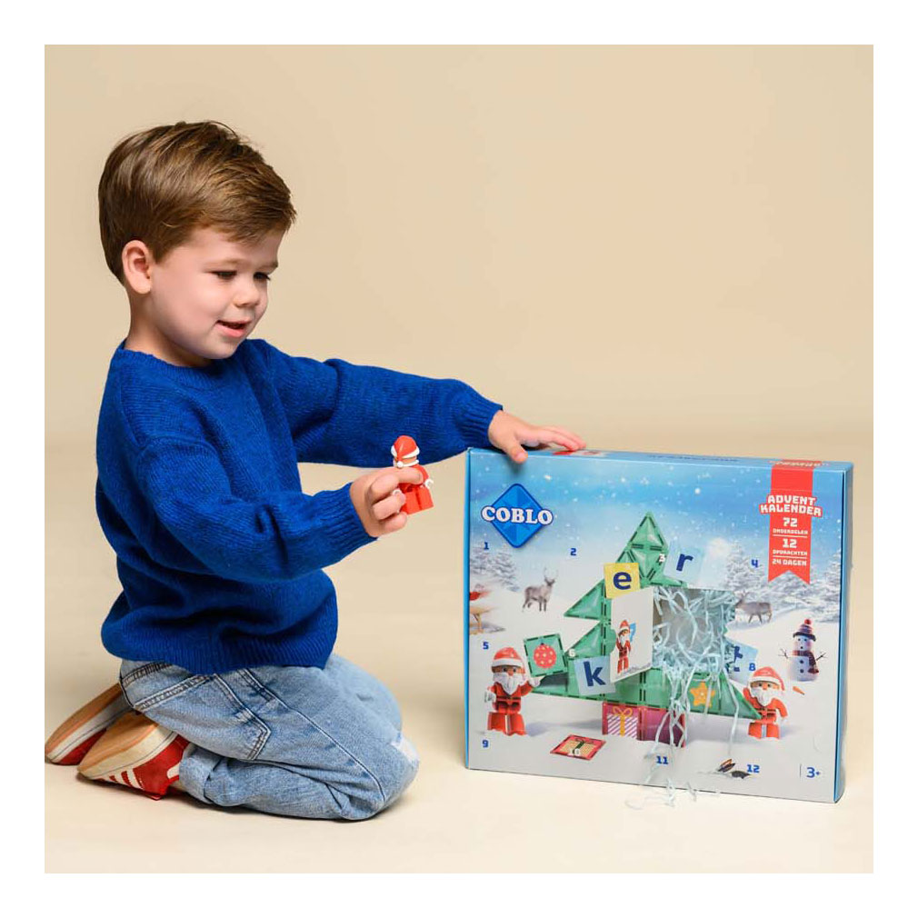 Coblo Magnetisch Bouwspeelgoed Adventskalender, 72dlg.
