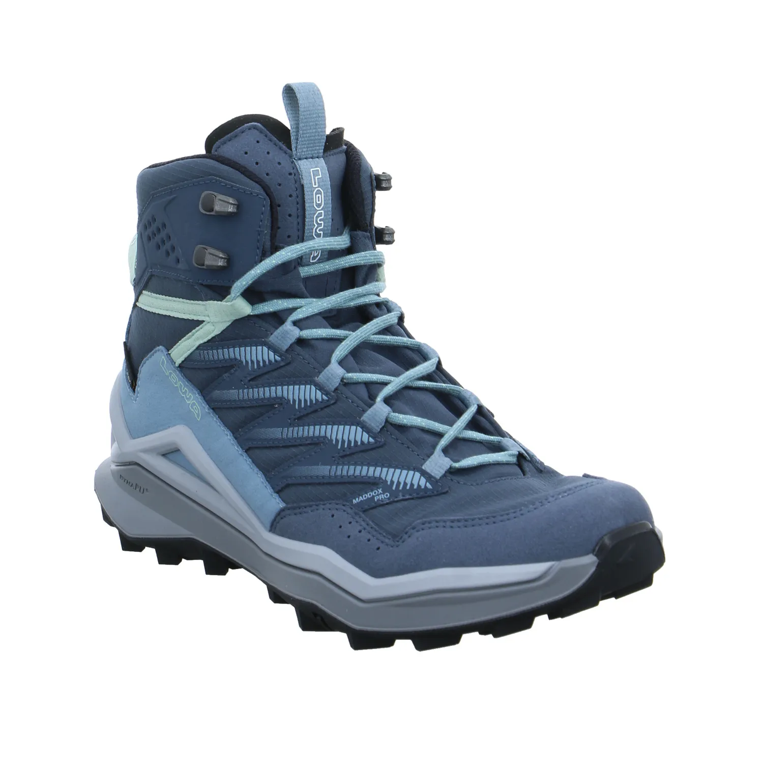 LOWA Wander- Bergschuh Damen Blau Lederimitat  Gore-Tex