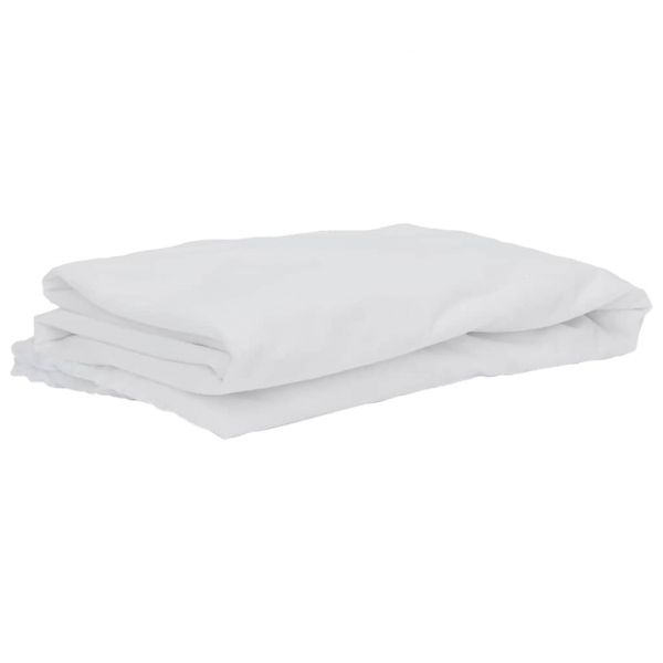 vidaXL Protetor de Colchão Impermeável 100x220 cm Branco - 1492475239