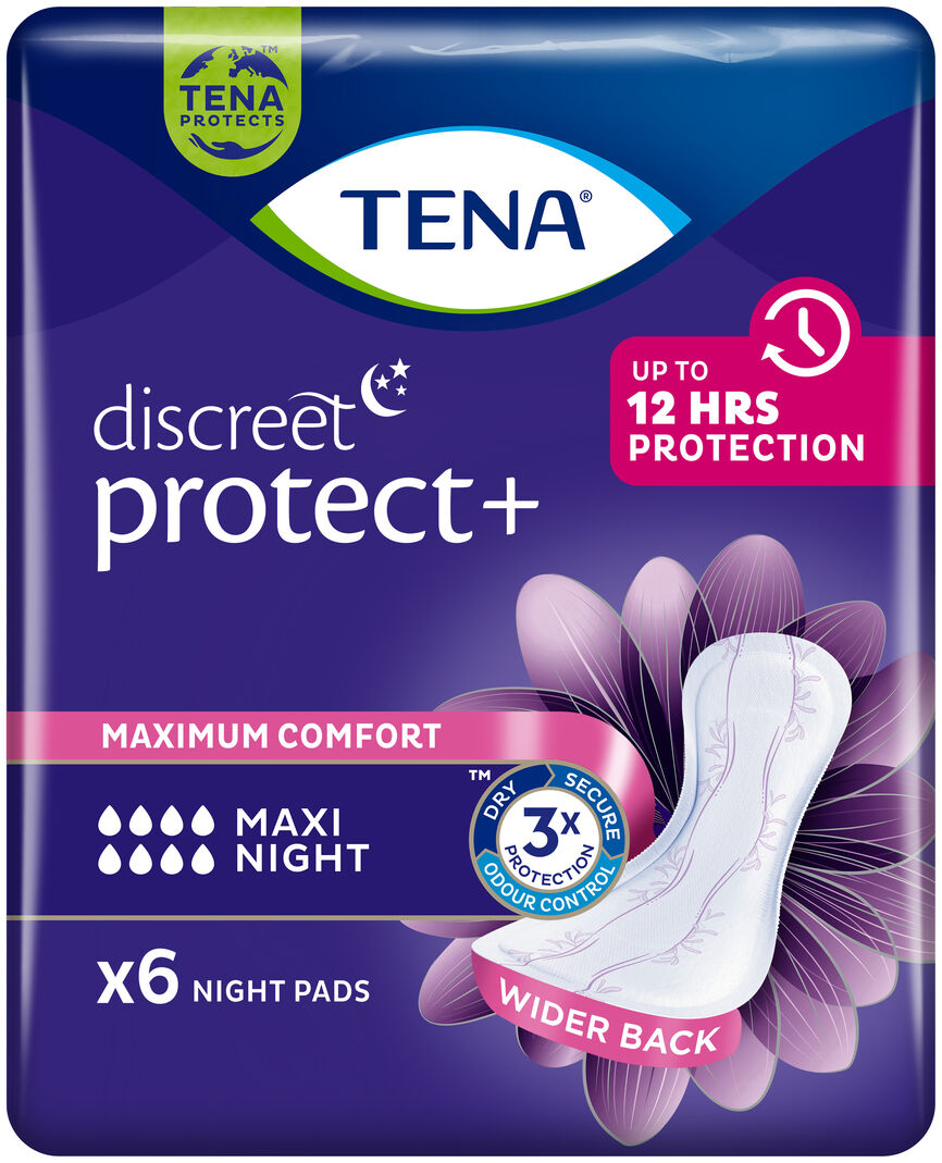 TENA Discreet Maxi Night nattbind 6 stk