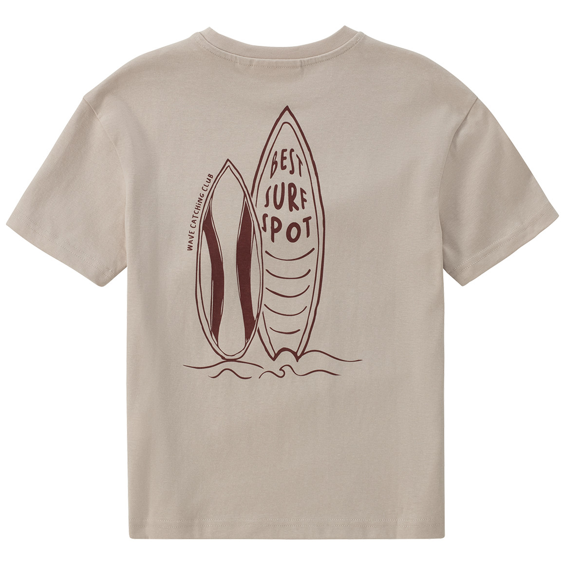 Jonas Nielsen Jungen T-Shirt mit Backprint beige