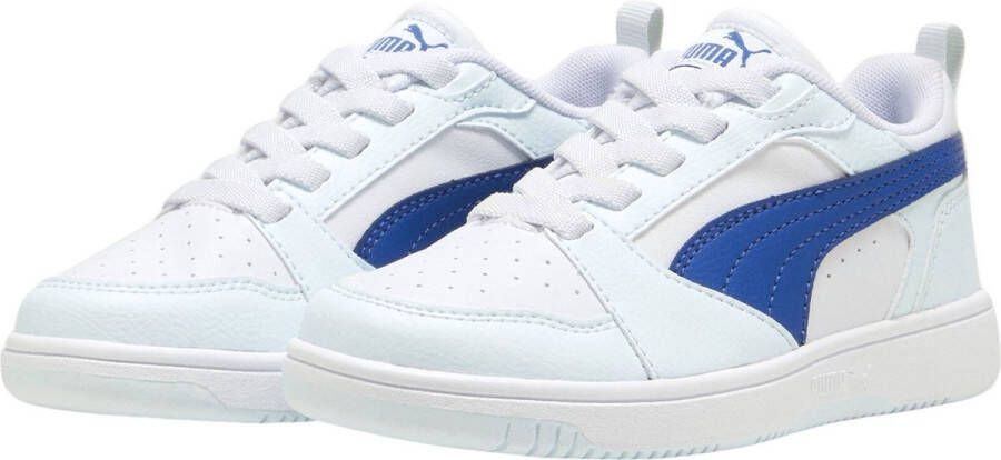 Puma Rebound V6 Lo sneakers lichtblauw kobaltblauw Imitatieleer 34