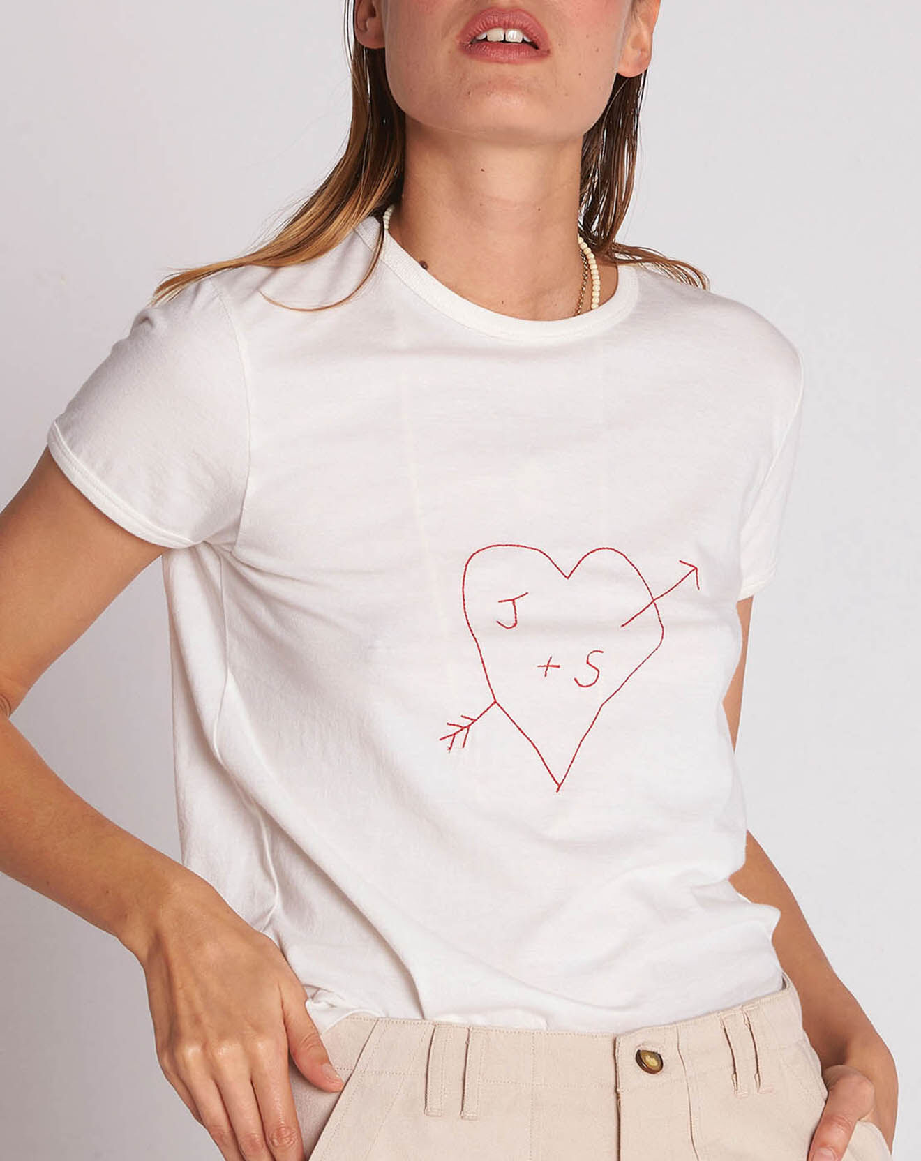 Swildens T-Shirt Brady blanc