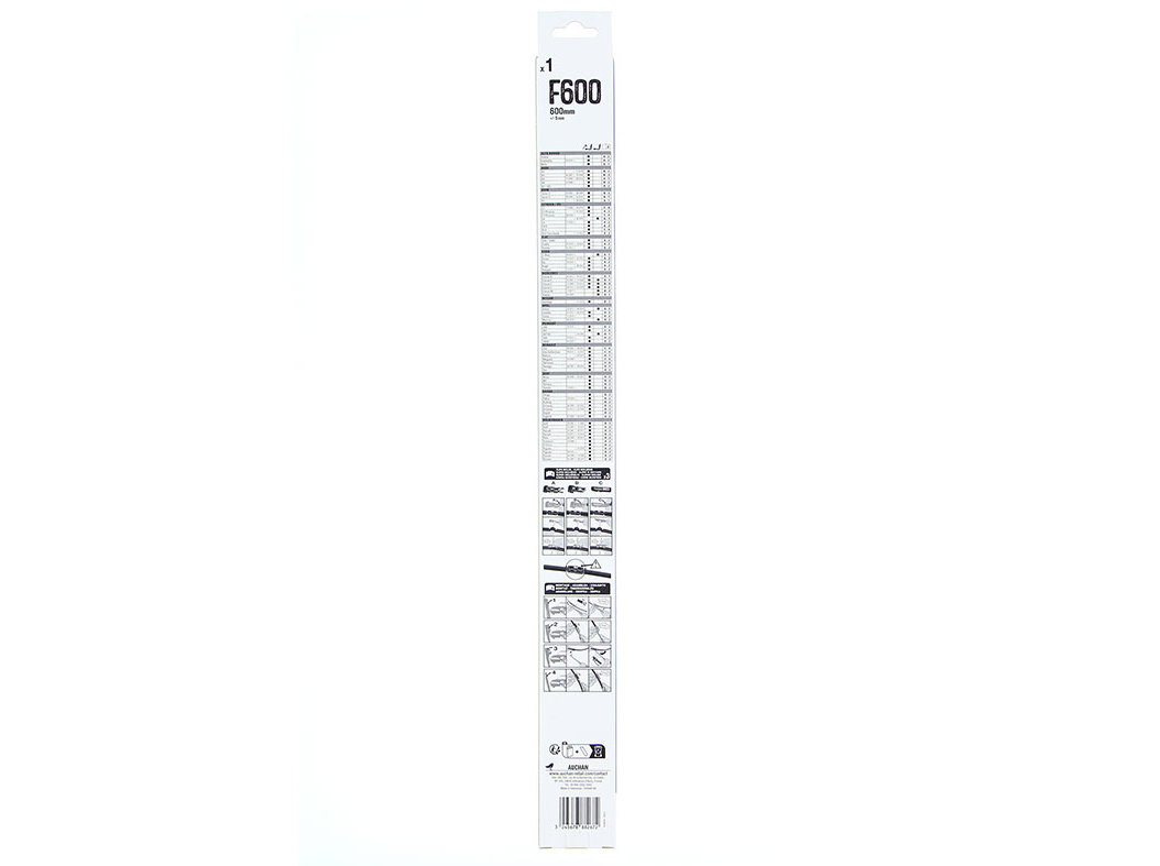 ESCOVA LIMPA PÁRA-BRISAS AUCHAN FLAT BLADE GX60