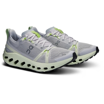 ON Cloudsurfer Trail Laufschuhe Frost / Lima Damen