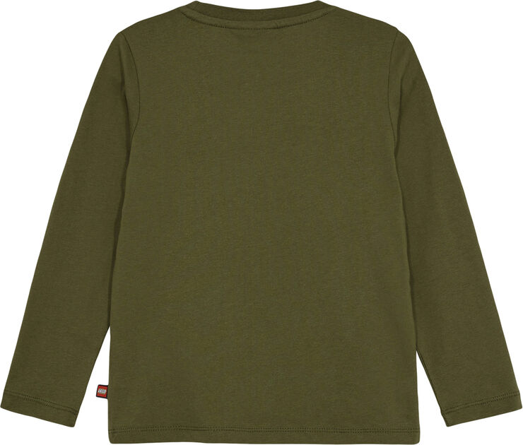 LEGO kidswear-LEGO børnetøj LWTANO 703 - T-SHIRT L/S Dark khaki