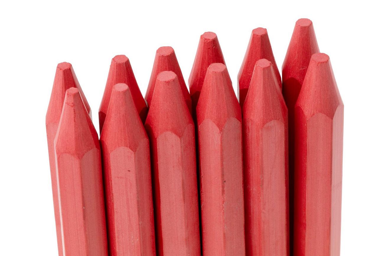 LYRA 795 Basic L4850017 Red Chalk, set van 12 markeerkrijtjes, rood
