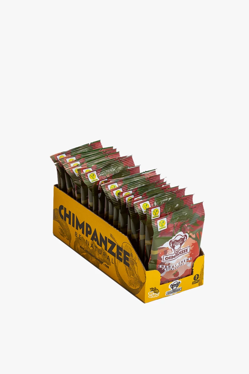 CHIMPANZEE Strawberry 20 x 35 g Energy Gummies