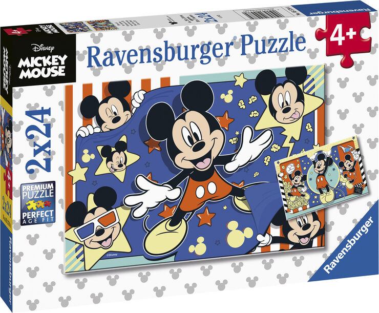 Ravensburger puslespil Ass Ravnsburger 2x24 brikker