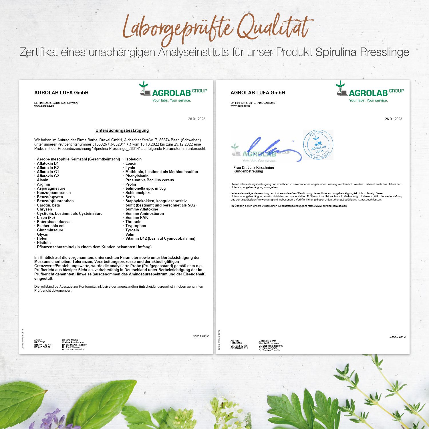 Bärbel Drexel Spirulina