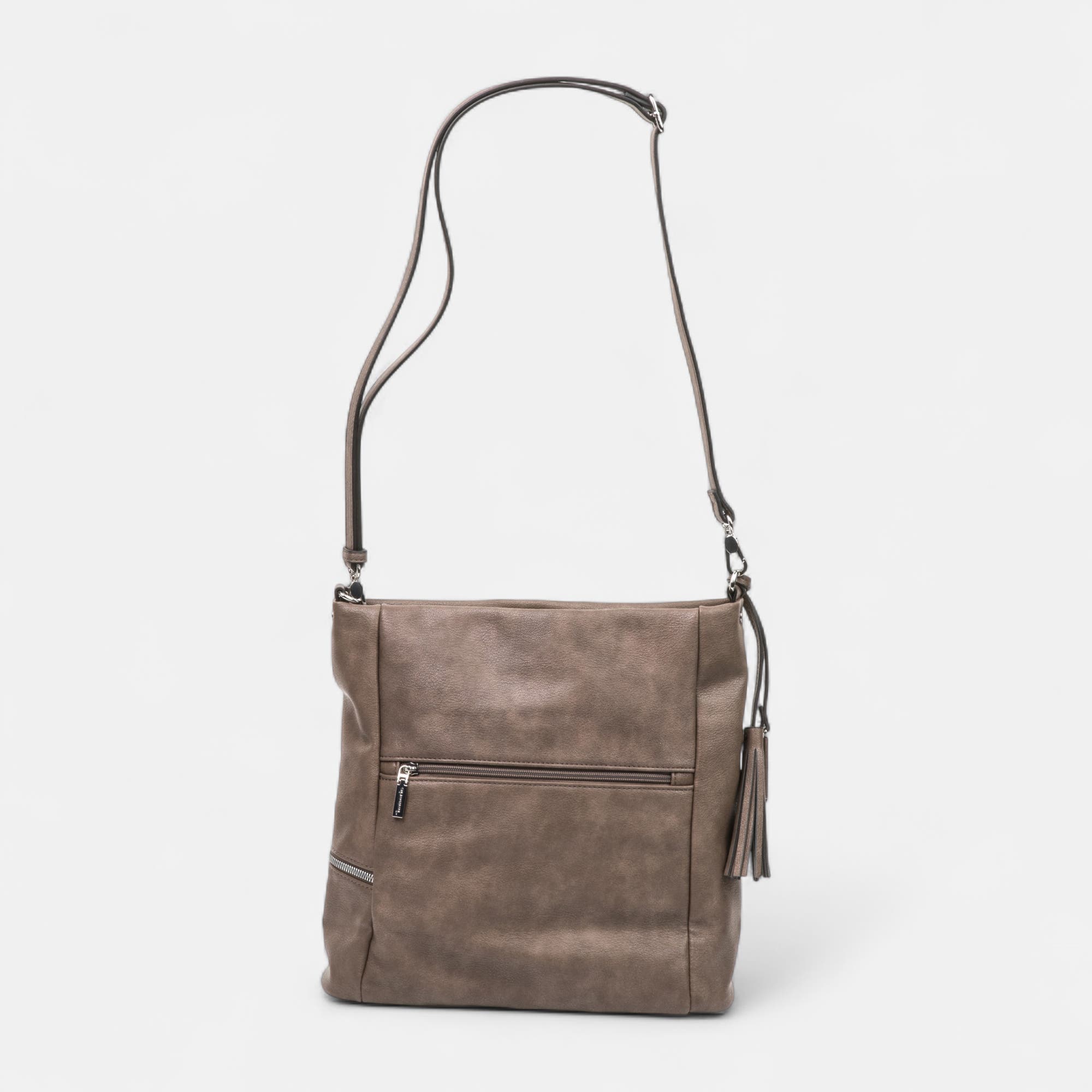 Sac de shopping marron