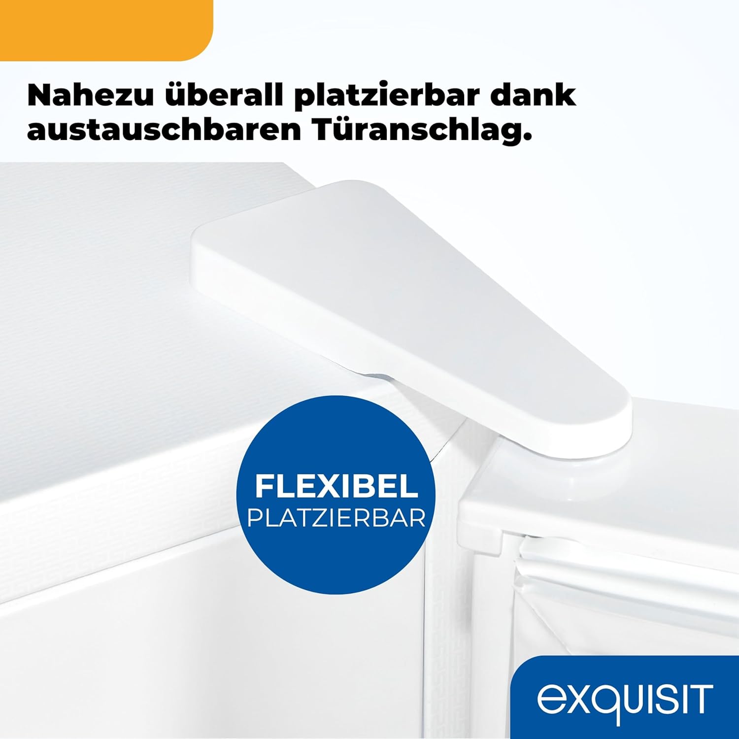 Exquisit Gefrierschrank | 168 l Nutzinhalt, Energieeffizienzklasse D, 40 dB(A) | hohe Bauform, 4-Sterne-Gefrieren, manuelle Temperaturregelung, wechselbarer Türanschlag | GS5230-H-040D weiss