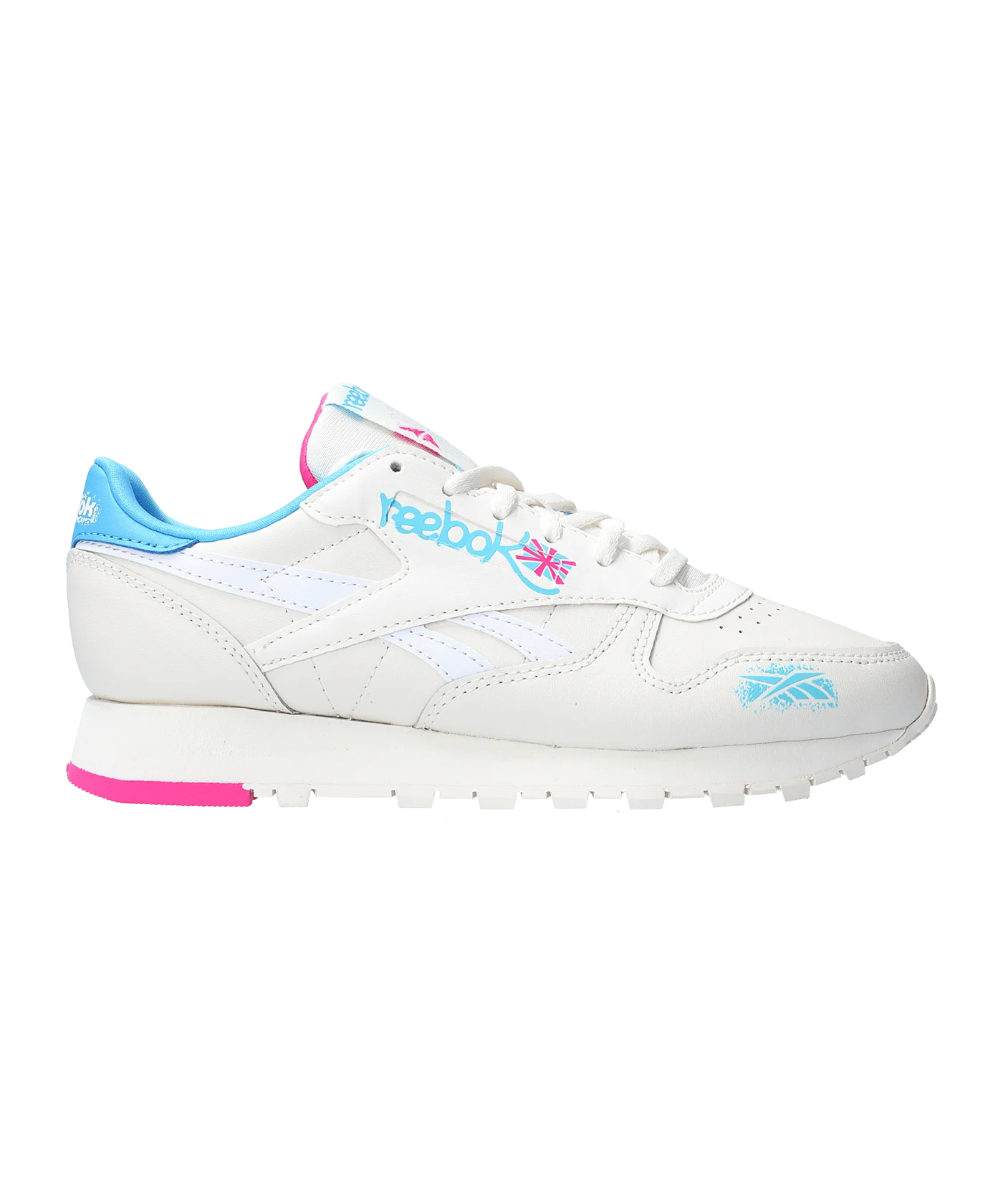 Reebok Classic Leather Damen Weiss Blau