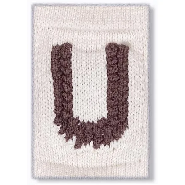 Strikket Bogstav Nature - Smallstuff → Luksusbaby.dk