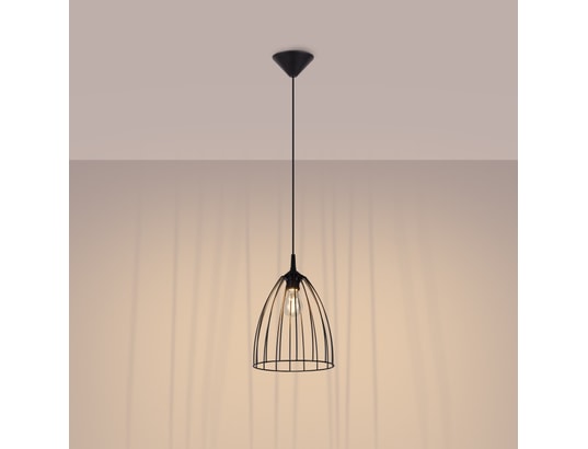 SOLLUX LIGHTING - Suspension Lampe suspendue ritz noir