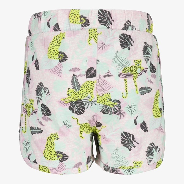 TwoDay meisjes sweatshort roze met jungleprint