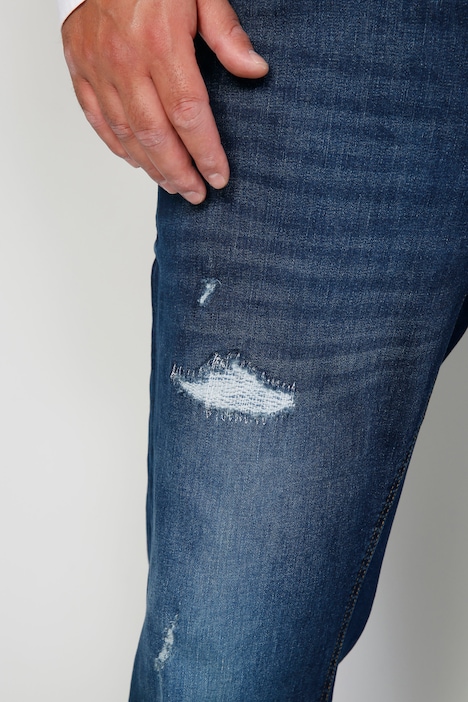 Boston Park Jeans, Bauchfit, 5-Pocket, leicht destroyed, bis 41