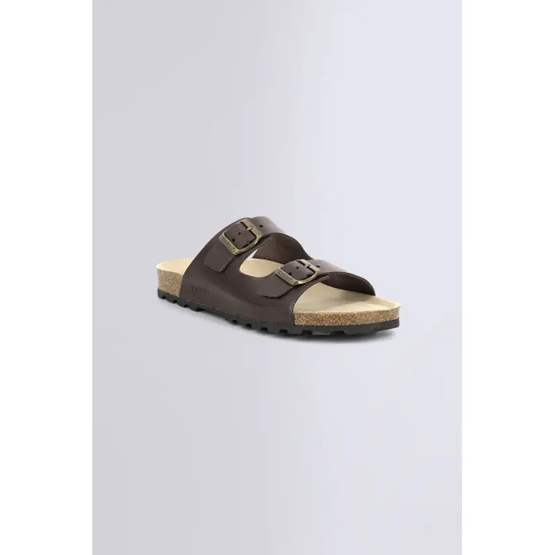 KICK ELK MARRON SANDALES Cuir Homme
