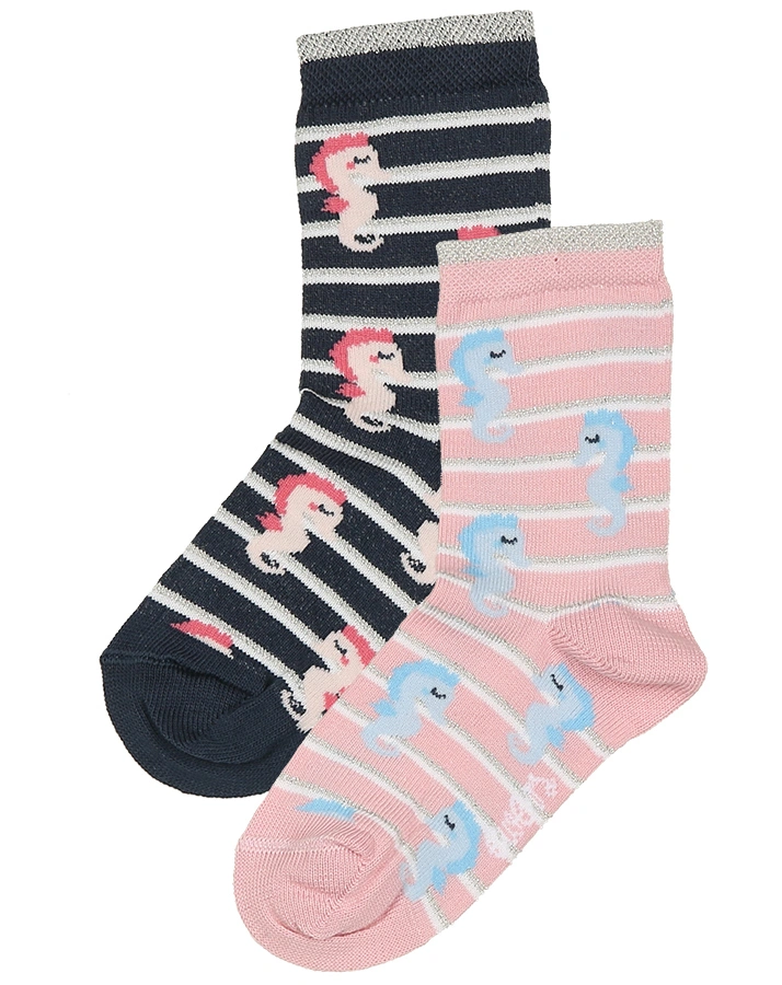 Socken SEEPFERDCHEN 2er-Pack in bunt