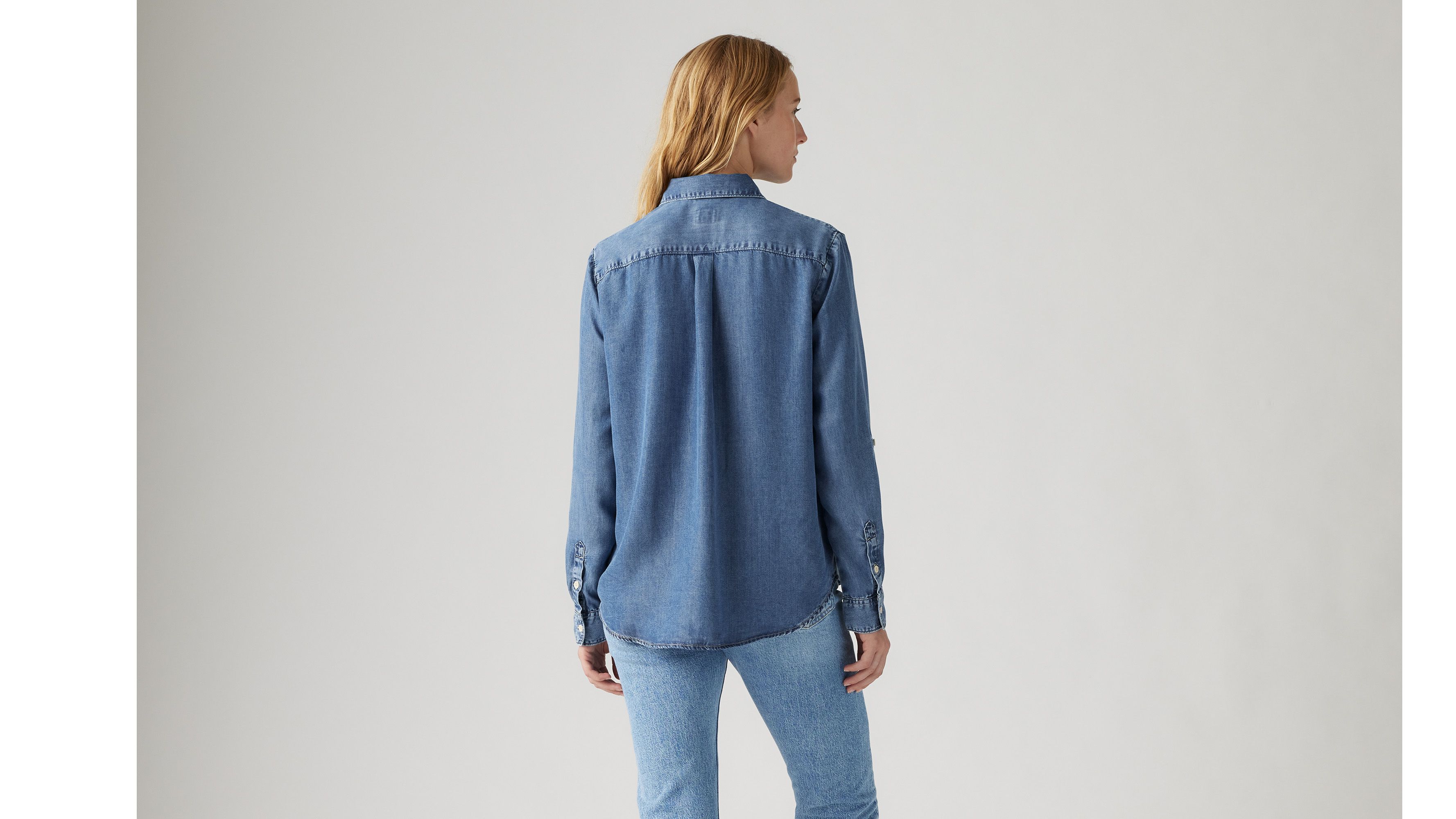 Chemise Utilitaire Doreen Lightweight - In Patches 2 - Bleu
