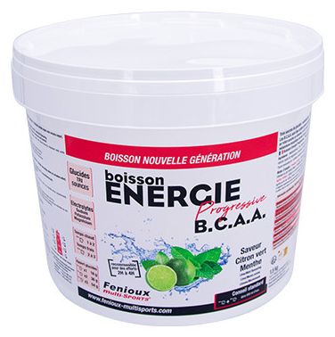 Boisson énergétique Fenioux Multi-Sports Energie Progressive BCAA Citron/Menthe - 1.5kg