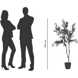 Plante artificielle 'olivier', hauteur: 1.550 mm