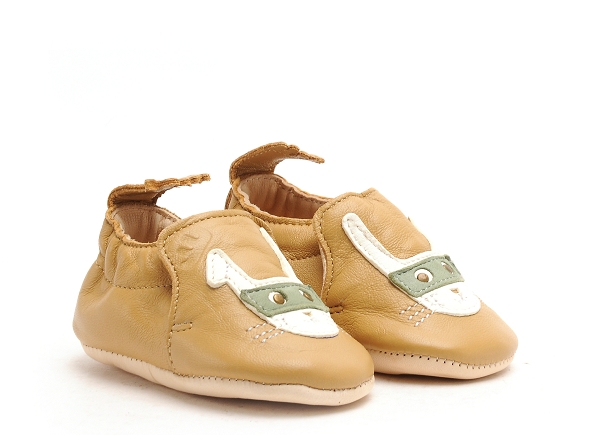 Easy peasy chaussons bebe my bluemoo gangster marron