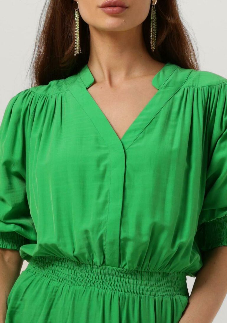 MINUS groene minus mini jurk ayame short dress