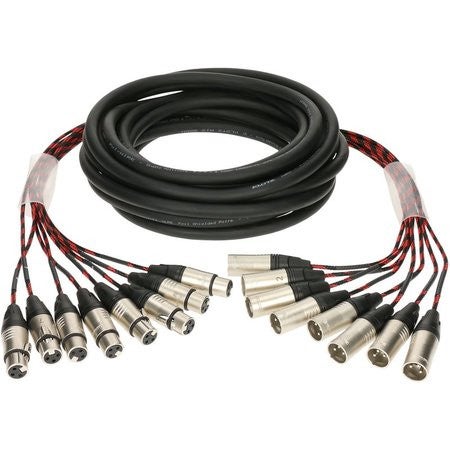 Klotz SCA08XX06 multikabel 8x XLR 3p female naar 8x XLR 3p male 6 meter