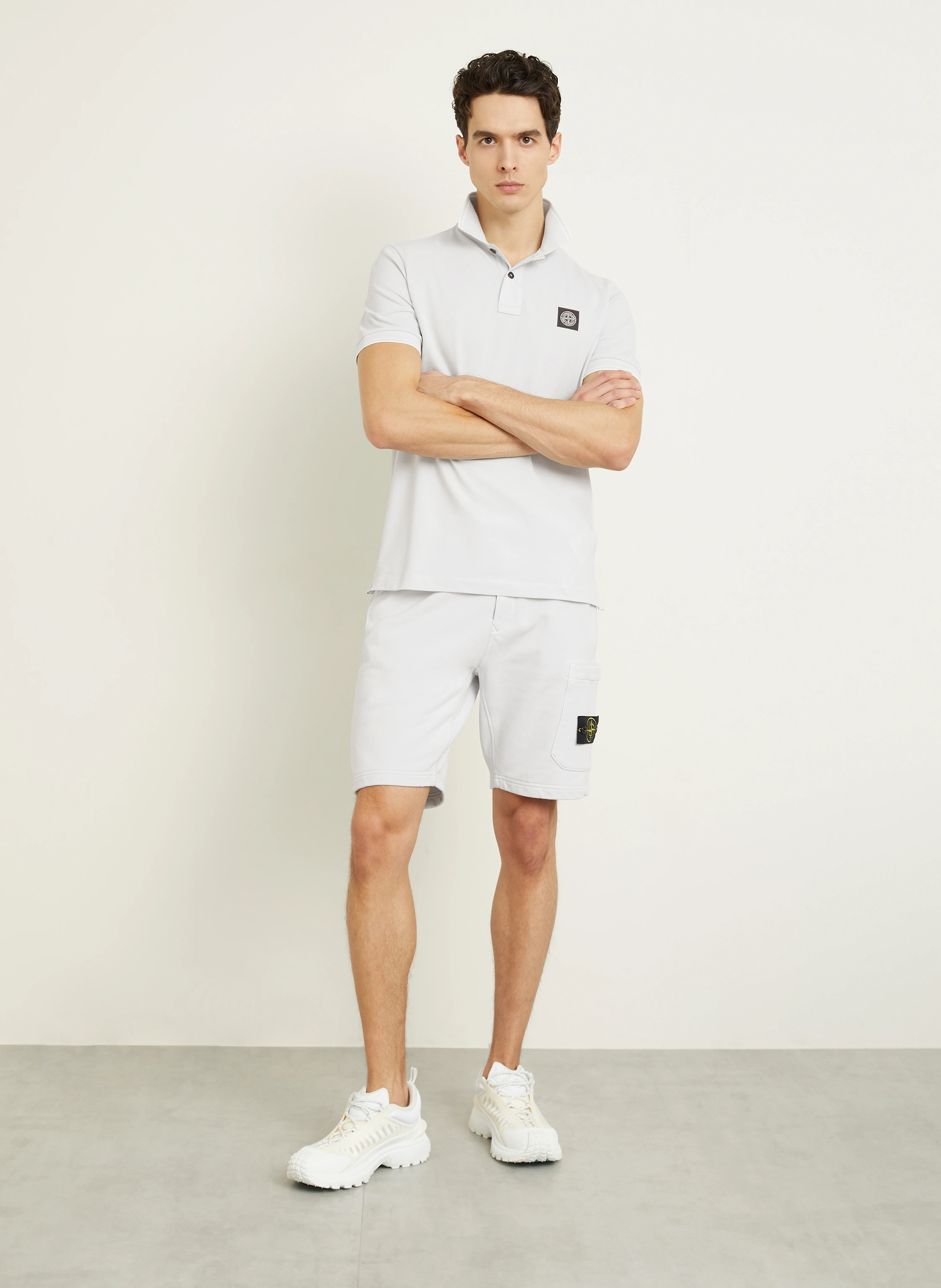 STONE ISLAND Piqué-Poloshirt Slim Fit