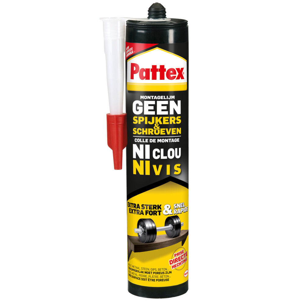 Pattex Geen Spijkers & Schroeven Montagekit Hout400 gr