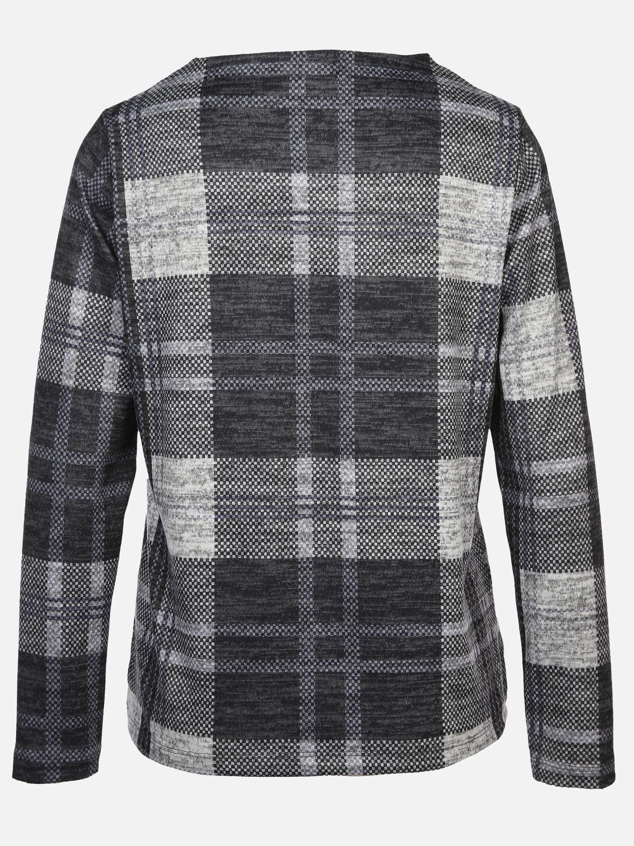 Damen Flauschshirt mit Kelchkragen