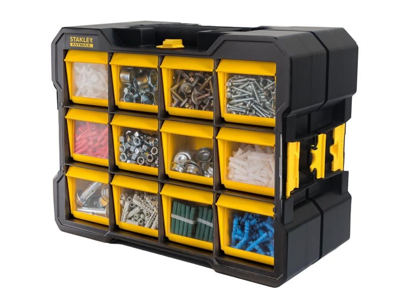 Stanley Fatmax Organizer Flip Bin Fatmax Pro 12 Fächer, lee Vertikaler Organizer